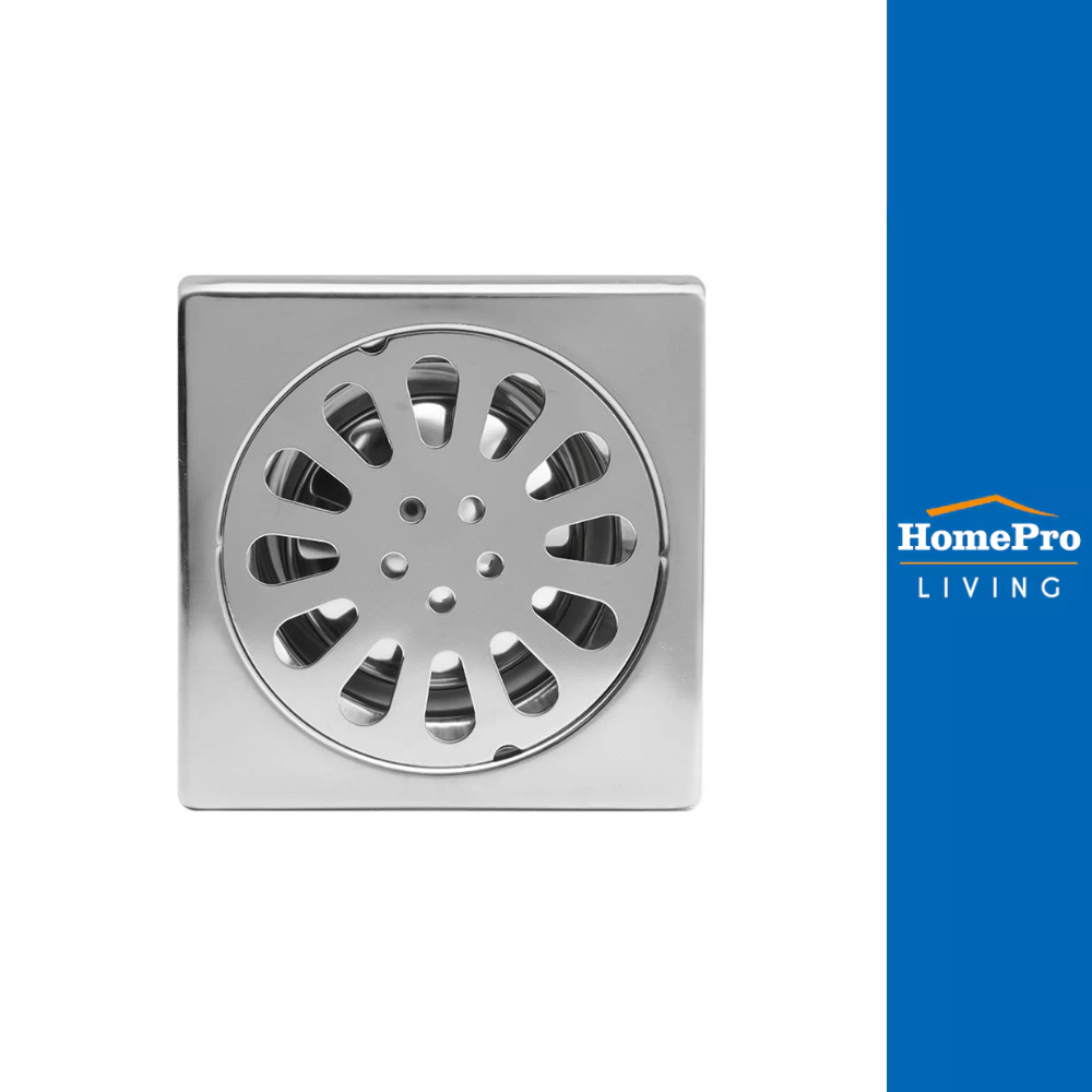 DEXZON ตะแกรงกันกลิ่นเหลี่ยม DEXZON FS-DEW หน้าแปลน 3.5 นิ้ว