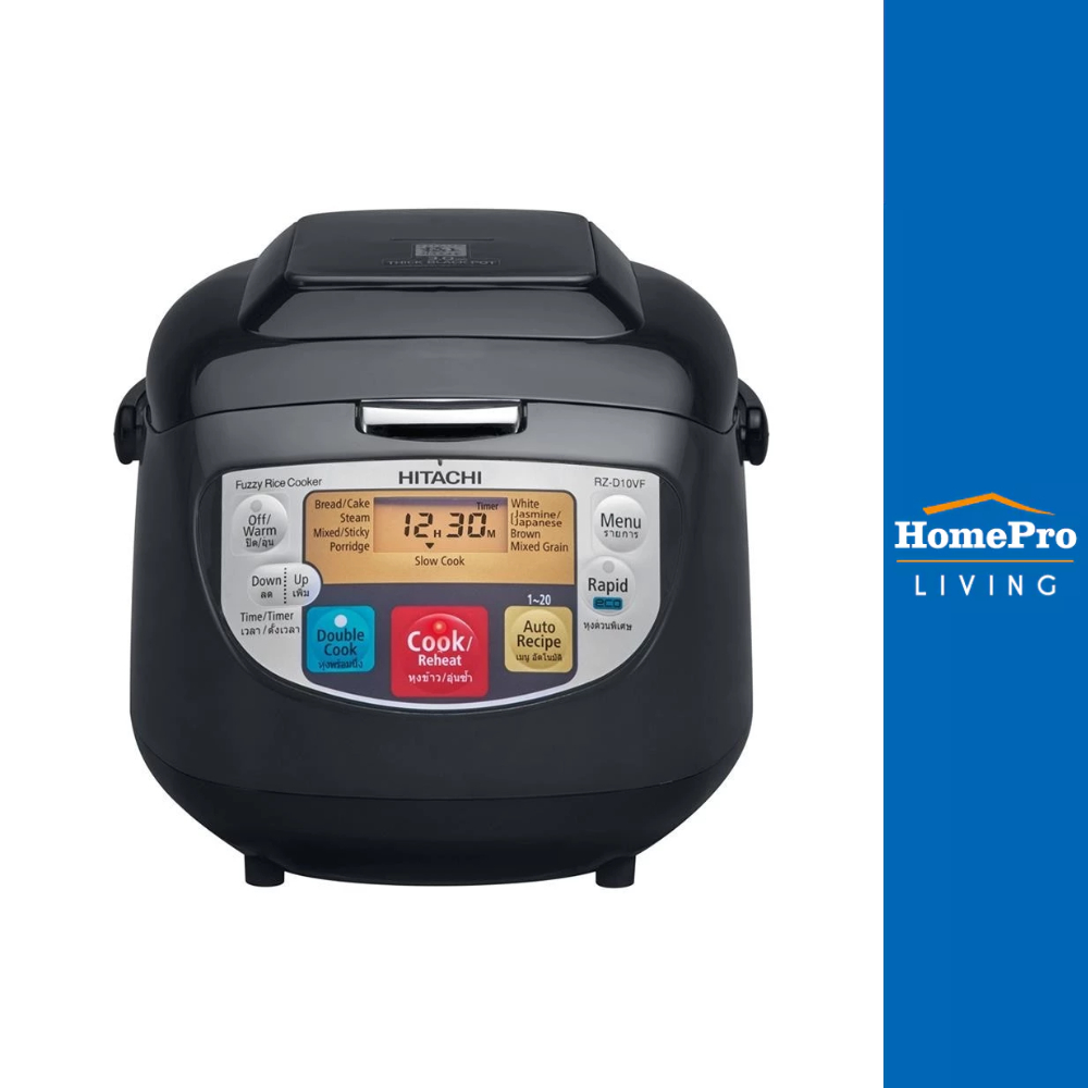 HITACHI หม้อหุงข้าว DIGITAL RZ-D10VF 1 ลิตร สีดำ