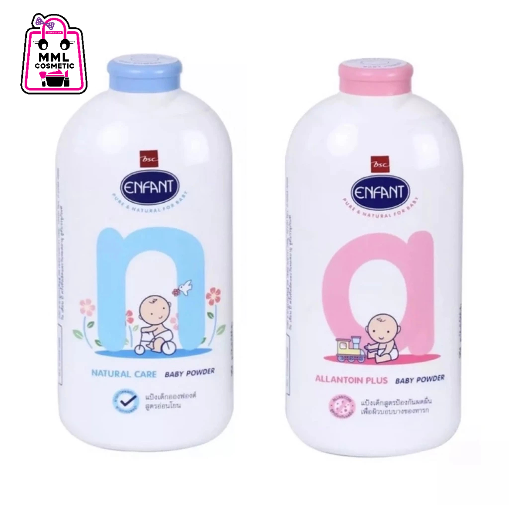 Enfant แป้งอองฟองต์ 400ก. ชมพู/ฟ้า แป้งเด็ก