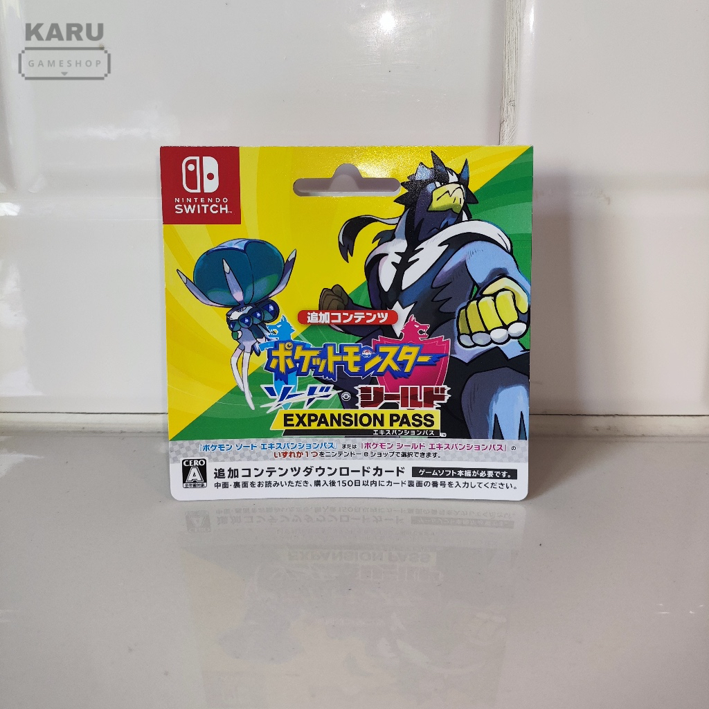 [Pre-Order] มือ 1 โค้ดเกมส์ Nintendo Switch : Pokemon Sword Shield Expansion Pass (DLC)