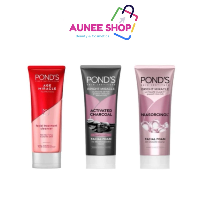 ￼Pond’s White Beauty Facial Foam โฟมล้างหน้า พอนด์ส โฟมผลัดผิว เพื่อผิวสะอาดล้ำลึก มี 3 สูตรให้เลือก 50g.