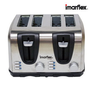 [เกรดบีราคาพิเศษ] Imarflex_Z_ เครื่องปิ้งขนมปัง 4 แผ่น สแตนเ…