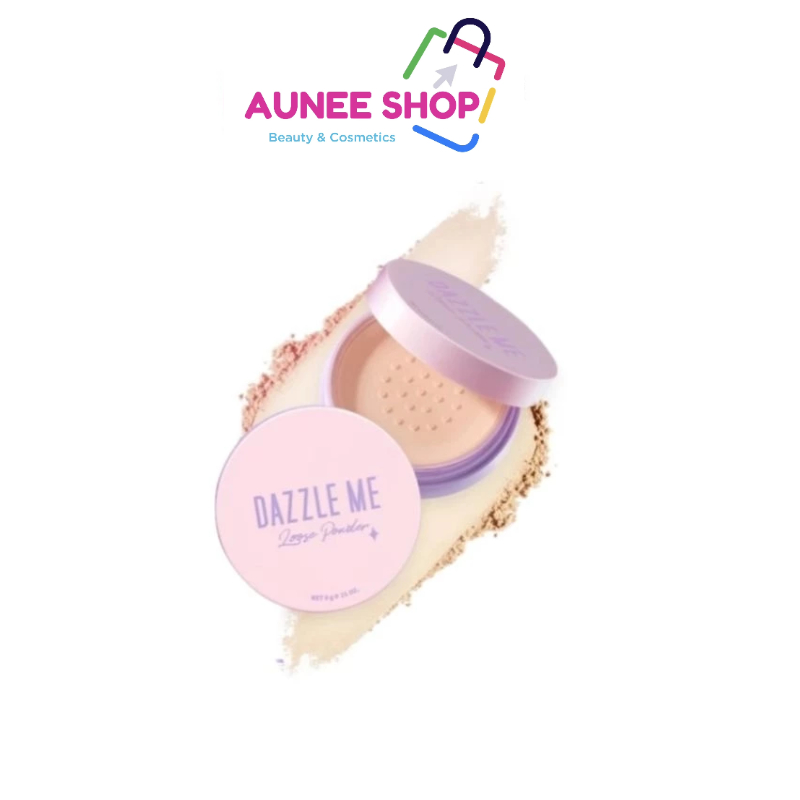 ส่งฟรี/มีไลฟ์ Aunee shop DAZZLE ME Always Setting Loose Powder uijwu เซ็ทติ้ง เนื้อเนียน ติดทน คมมันตลอดวัน
