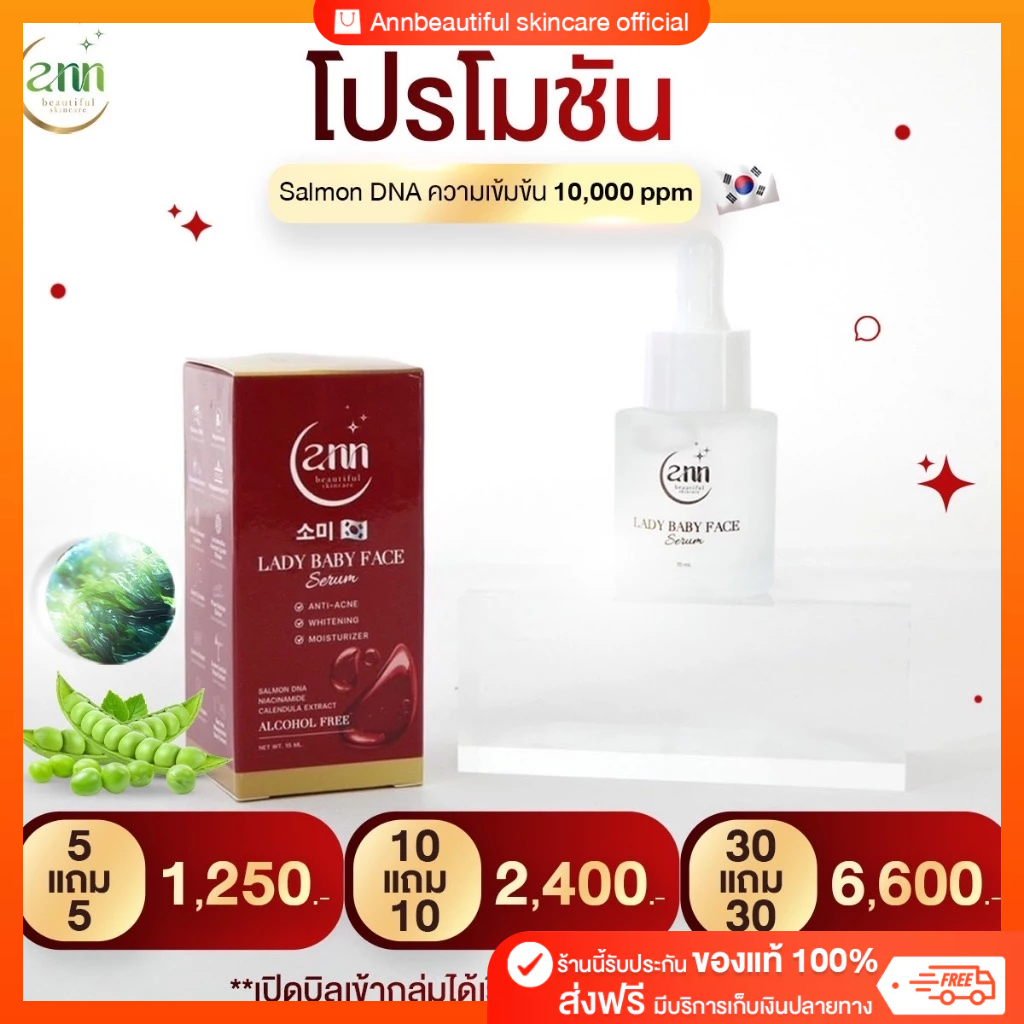 เซรั่มรีจูรัน เซรั่มตัวยา แพค 10 แถม 10