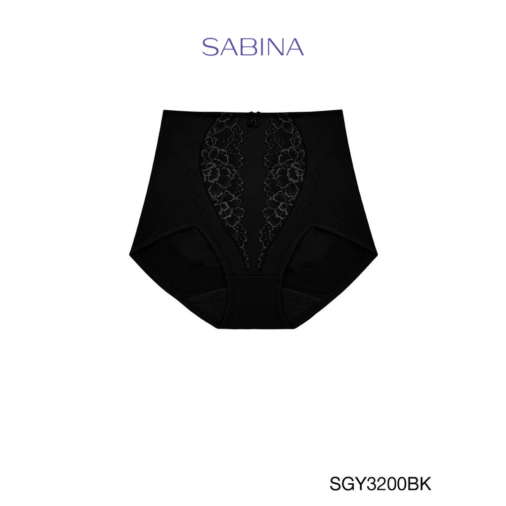 Sabina กางเกงในกระชับสัดส่วนเอวสูงปานกลาง Strong Support รหัส SGY3200BK - สีดำ