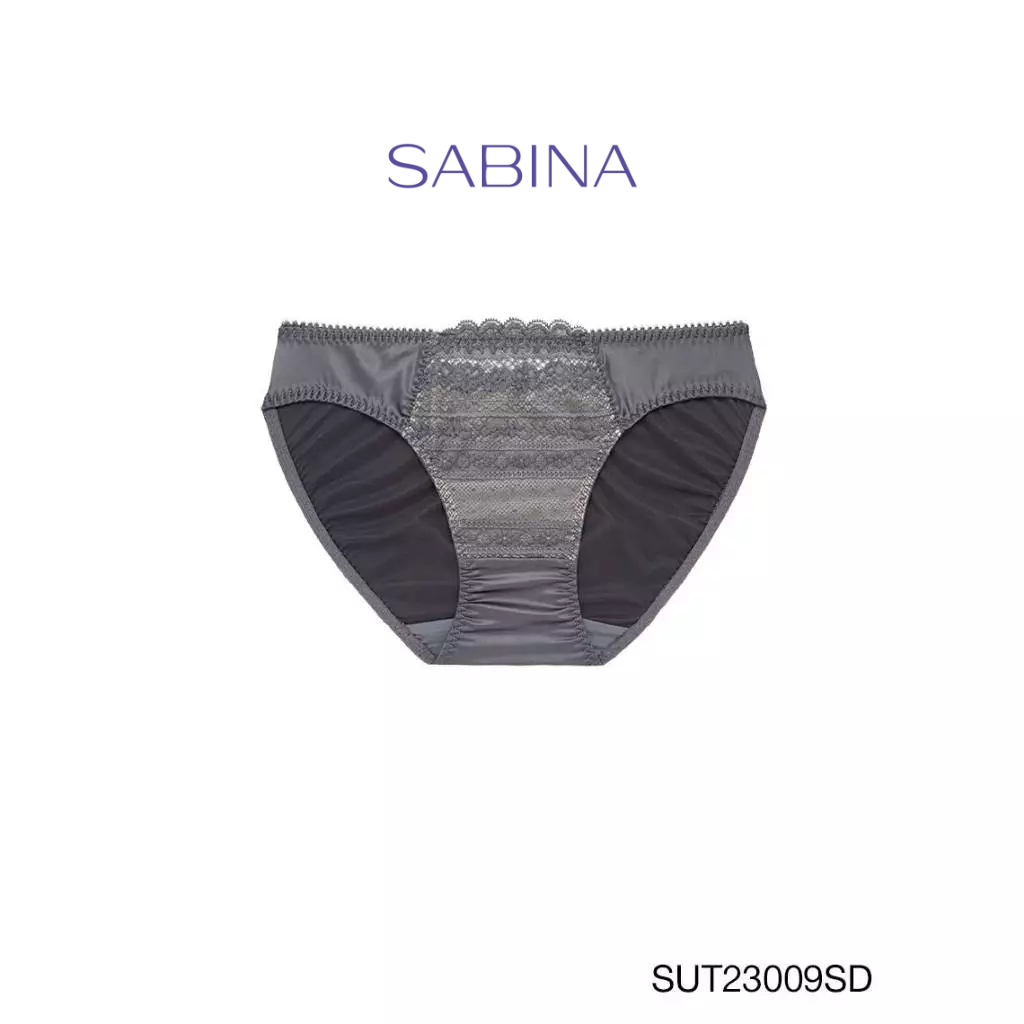 SABINA | Maggie Mae Pretty On Me กางเกงในทรงบิกินี่ รหัส SUT23009SD สีเทาเข้ม