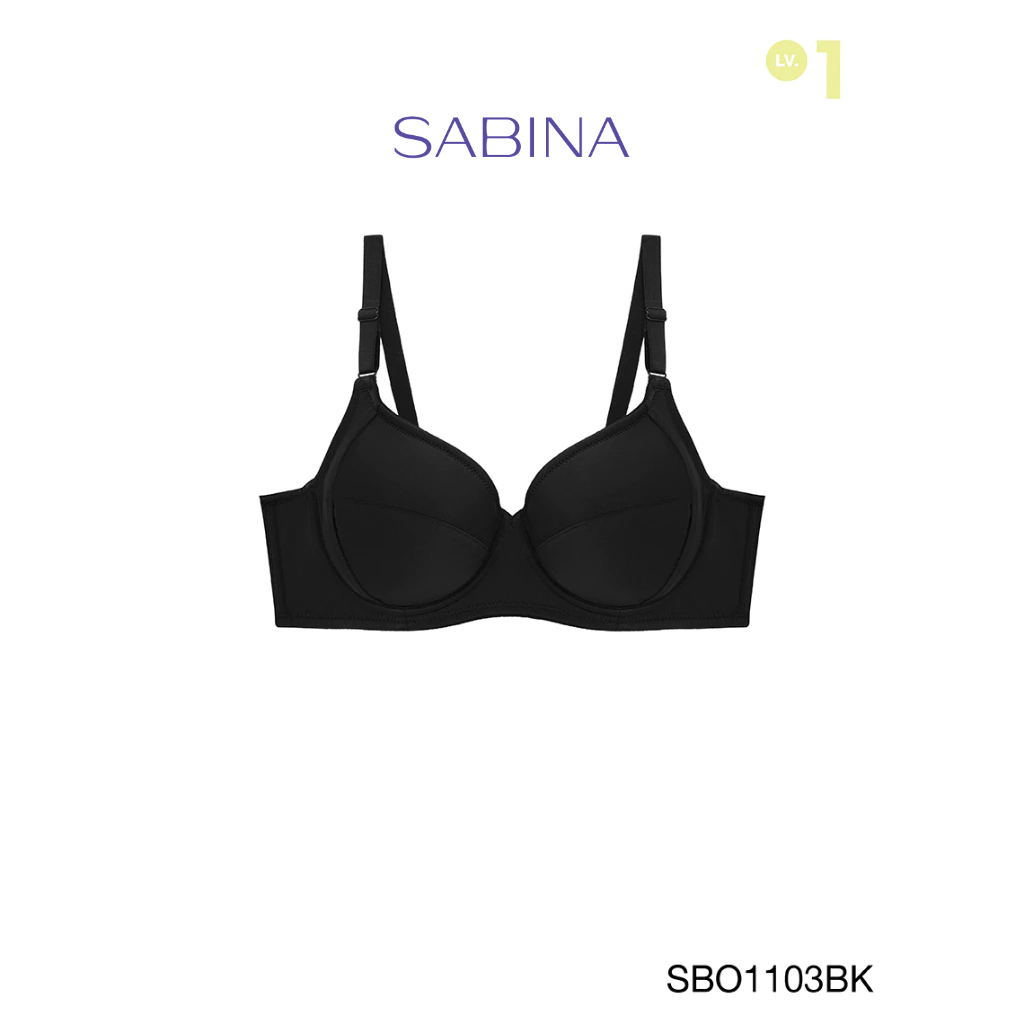Sabina เสื้อชั้นใน มีโครง รุ่น Function Bra รหัส SBO1103BK สีดำ