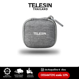 TELESIN Camera Mini Bag for Insta360 GO3,GoPro12/11/10/9/8/7,DJI4/3