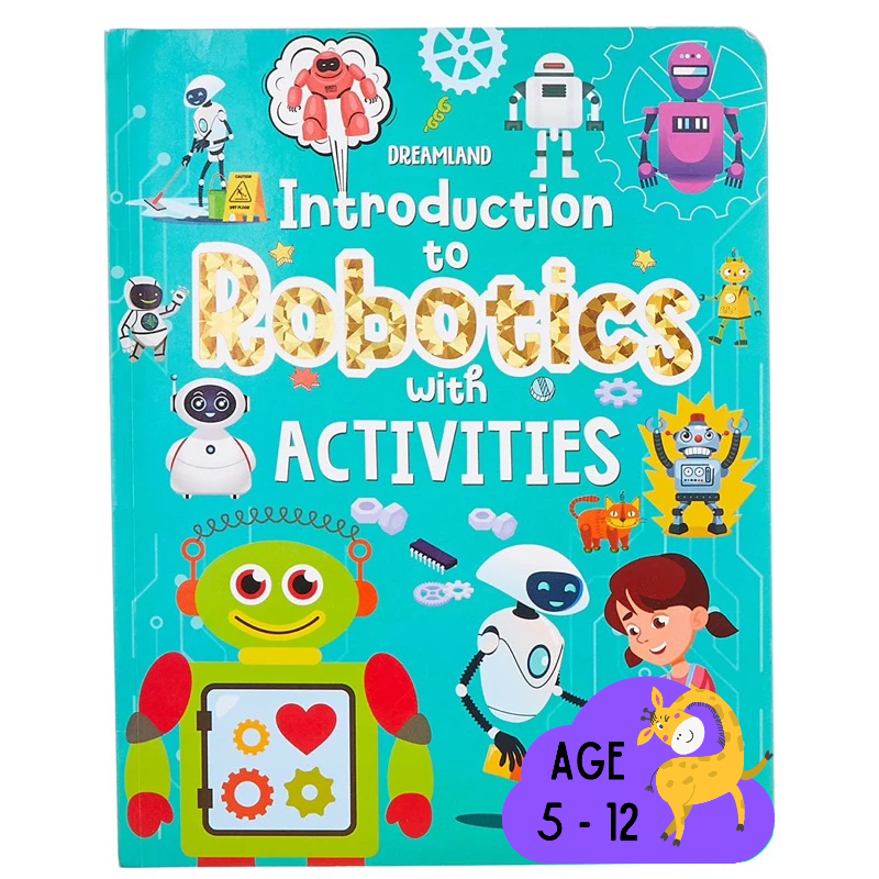 Robotics activity book for kids หนังสือกิจกรรมสำหรับเด็ก โรบอท โรโบติก