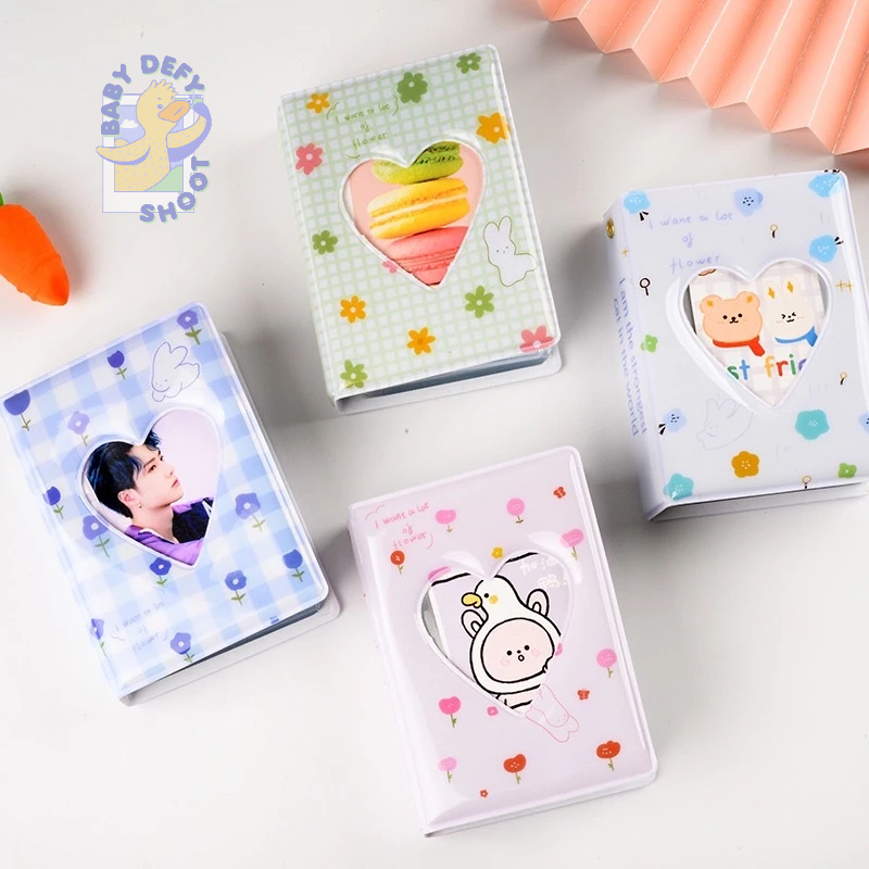 <รับอัดรูป🎞️> อัลบั้มปกนุ่ม 2*3นิ้ว ✿ i want a lot of flower • 36ช่อง • สมุดภาพ โพลาลอย มินิ การ์ด สติ๊กเกอร์ รูปถ่