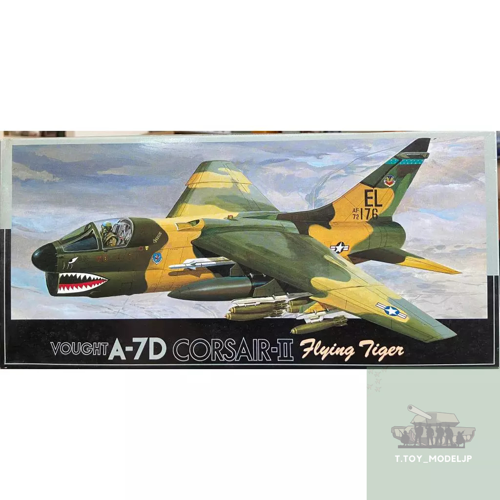 Fujimi 1/72 Vought A-7D Corsair-II Flying Tiger No.F11-800 โมเดลเครื่องบินรบ เครื่องบินรบ เครื่องบิน
