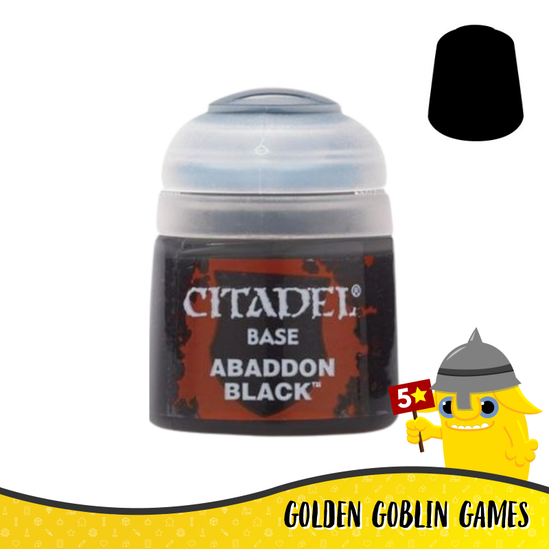 Citadel Base Paint: Abaddon Black (F9/F10)