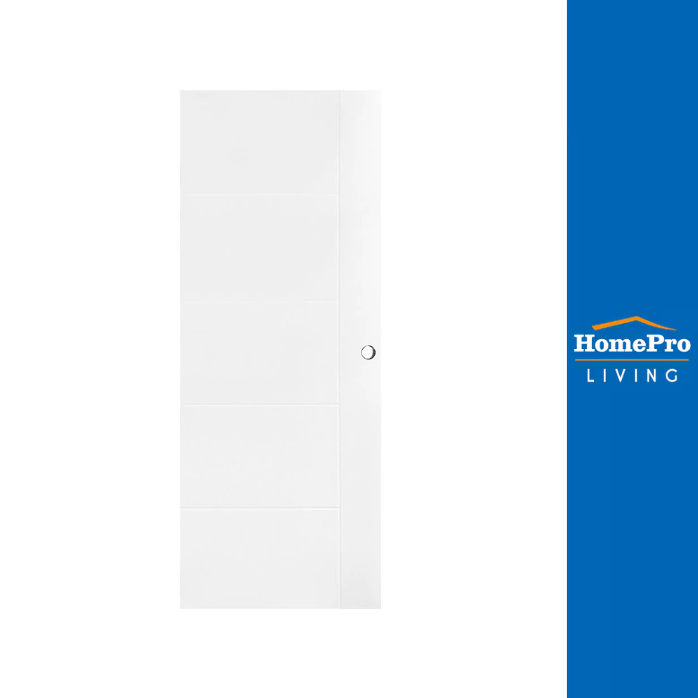 HomePro ประตูภายใน UPVC LT-06W 80x200 ซม. สีขาว แบรนด์ AZLE