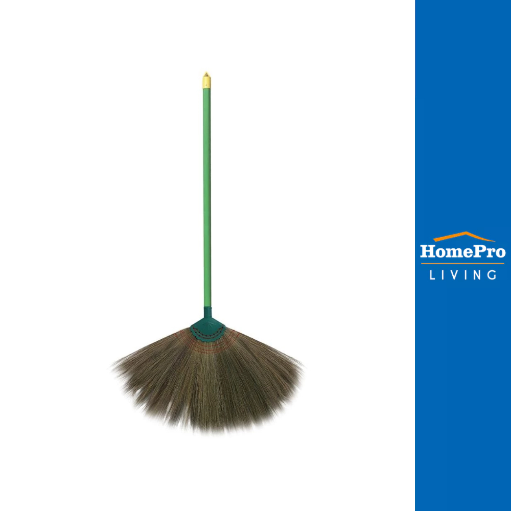 HomePro ไม้กวาดดอกหญ้า ด้ามพลาสติก แบรนด์ K.T.UTENSIL