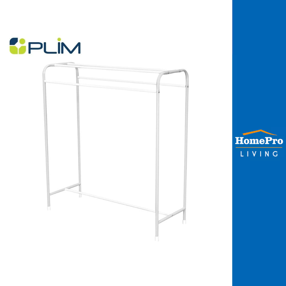 HomePro ราวพาดผ้าเหล็ก 5 เส้น KT EP14 77x30x85 ซม. สีเทา แบรนด์ PLIM