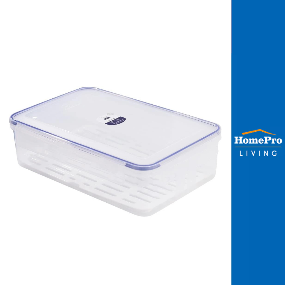 HomePro กล่องอาหารเหลี่ยม 4.2 ลิตร DOUBLE LOCK No.9512 แบรนด์ KECH