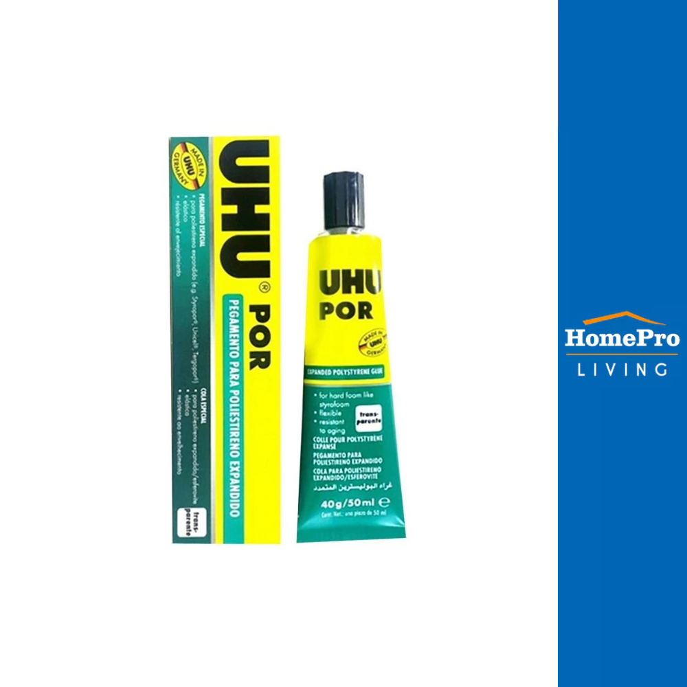 UHU กาวติดโฟม  POR 50 มล. สีใส