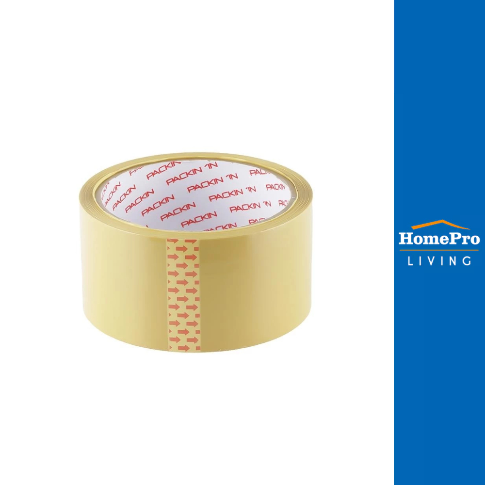PACK IN เทป OPP 2 นิ้วx45 หลา สีน้ำตาล จัดส่งโดย HomePro