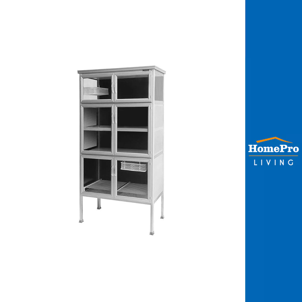 HomePro ตู้เอนกประสงค์ SKS-25 สีเงิน แบรนด์ SANKI