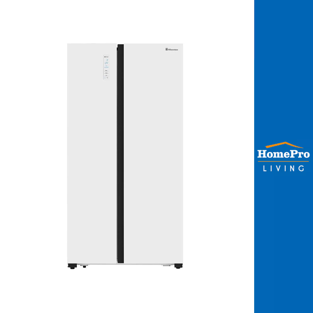 HISENSE ตู้เย็น SIDE BY SIDE รุ่น RS670N4AW1 18.5 คิว สีขาว