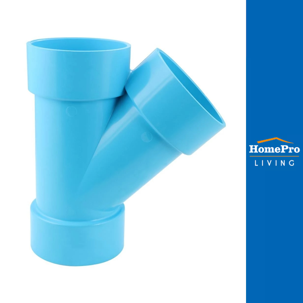 SCG สามทางวาย-บาง 4 นิ้ว สีฟ้า จัดส่งโดย HomePro