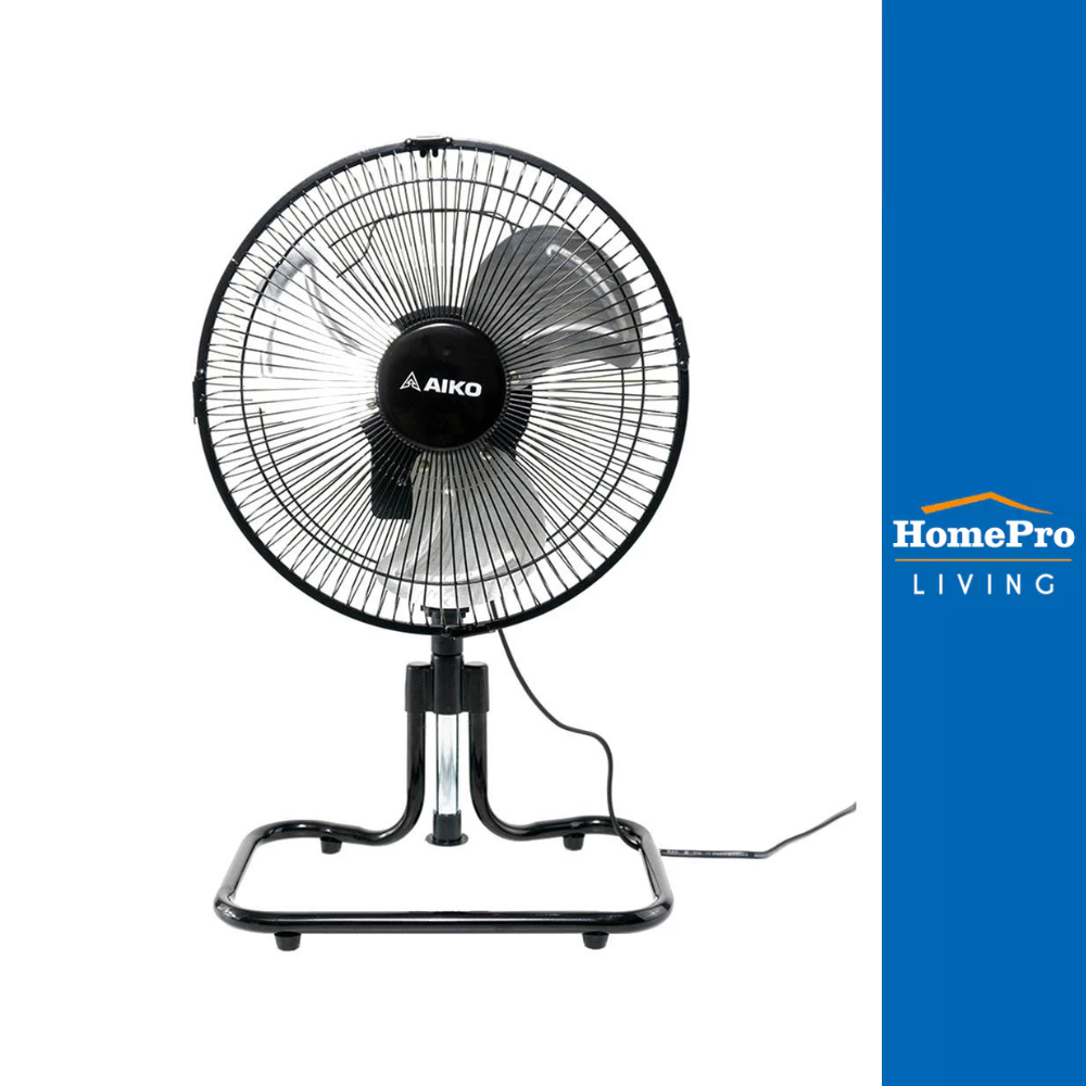 AIKO พัดลมตั้งโต๊ะ 10 นิ้ว AIKO F-10T สีดำ