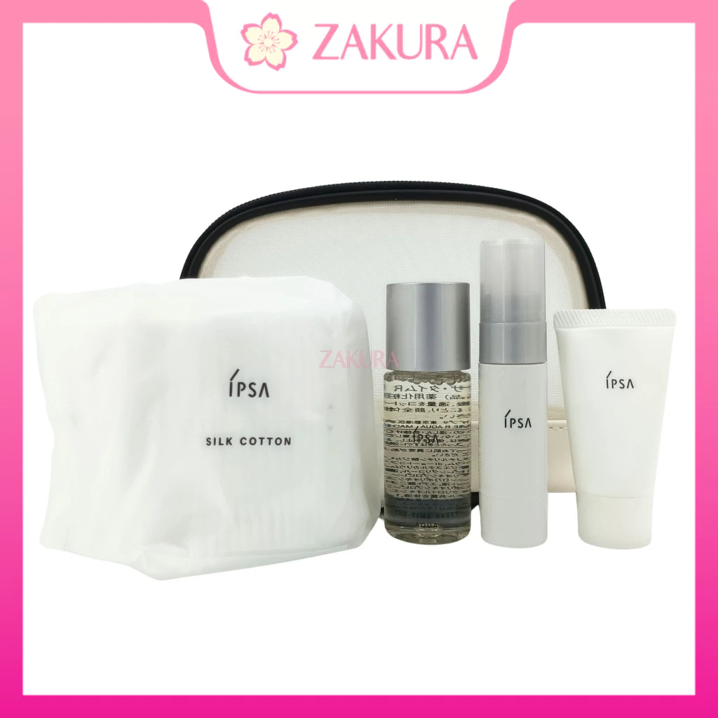 IPSA Suncare & Skincare Travel Set + Bag 5pcs