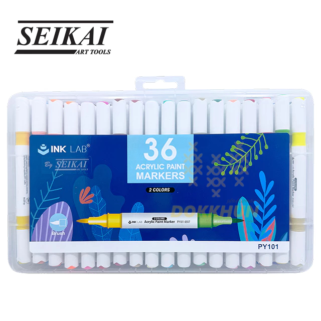 SEIKAI ชุดปากกา ACRYLIC INKLAB (ACRYLIC MARKER) 1 ชุด