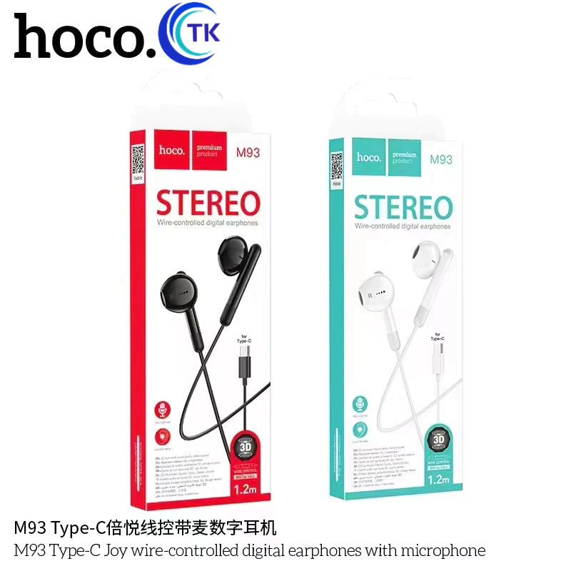 Hoco M93 หูฟังมีสาย Digital มีไมค์ Type-C thumbnail 10
