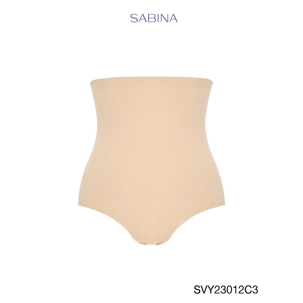 Sabina Wear and Go กางเกงในกระชับสัดส่วนเอวสูง Light Support รหัส SVY23012C3 - สีเนื้อเข้ม
