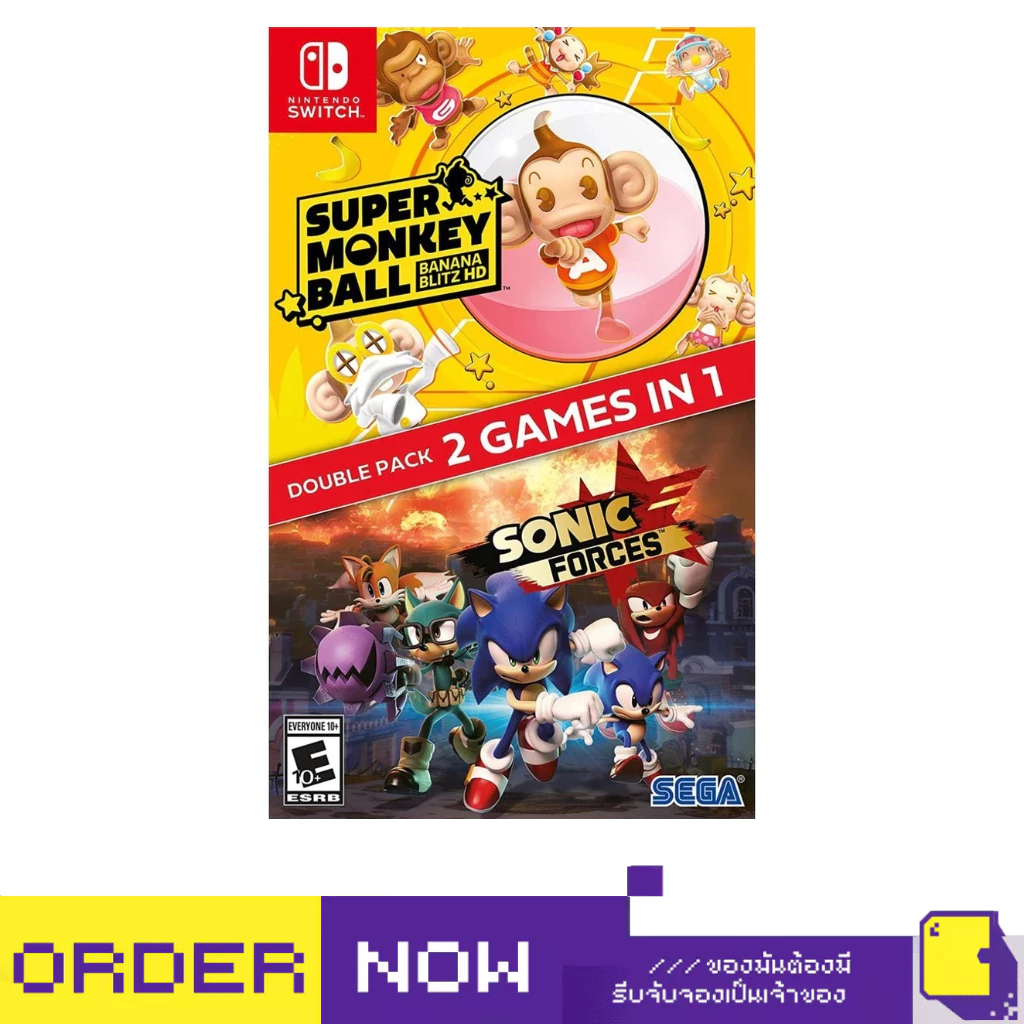 Nintendo Switch™ เกม NSW Sonic Forces + Super Monkey Ball: Banana Blitz HD Double Pack (By ClaSsIC G