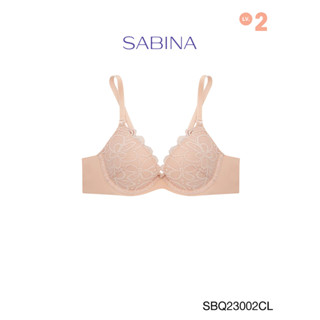Sabina เสื้อชั้นใน มีโครง รุ่น TWENTY FIVE รหัส SBQ23002CL สีเนื้ออ่อน