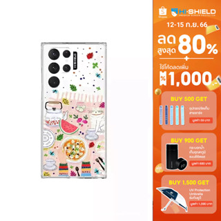 HI-SHIELD Stylish เคสใสกันกระแทก Samsung S22ultra รุ่น Picnic1