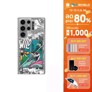 [S23ultra][S22ultra] HI-SHIELD Stylish เคสใสกันกระแทก Samsung S23ultra รุ่น Dinosaur