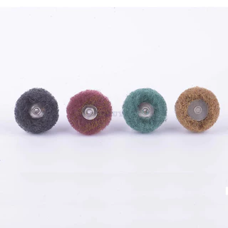 ลูกสก๊อตไบร์ท ลบรอยลึก แกนดอก ลูกผ้าขัดมีแกน ล้อผ้าขัด (3X25）40～400 Grit
