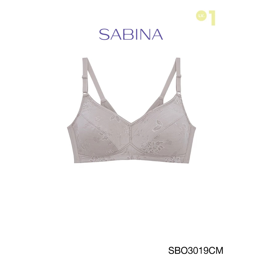 Sabina เสื้อชั้นใน Invisible Wire (ไม่มีโครง) รุ่น Function Bra รหัส SBO3019CM สีช็อคโกแลต