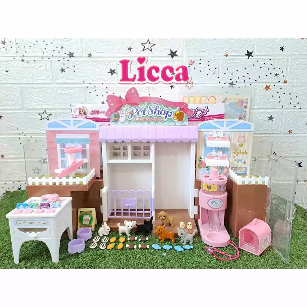 Pet shop Licca ร้านสัตว์เลี้ยงลิกะจัง มีกล่องเดิมให้ของแท้คะ