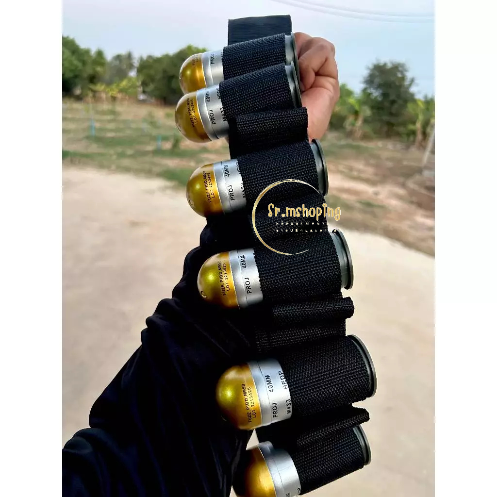 เข็มขัดไนลอนใส่ลูก M79 แบบสะพาย/คาดเอว