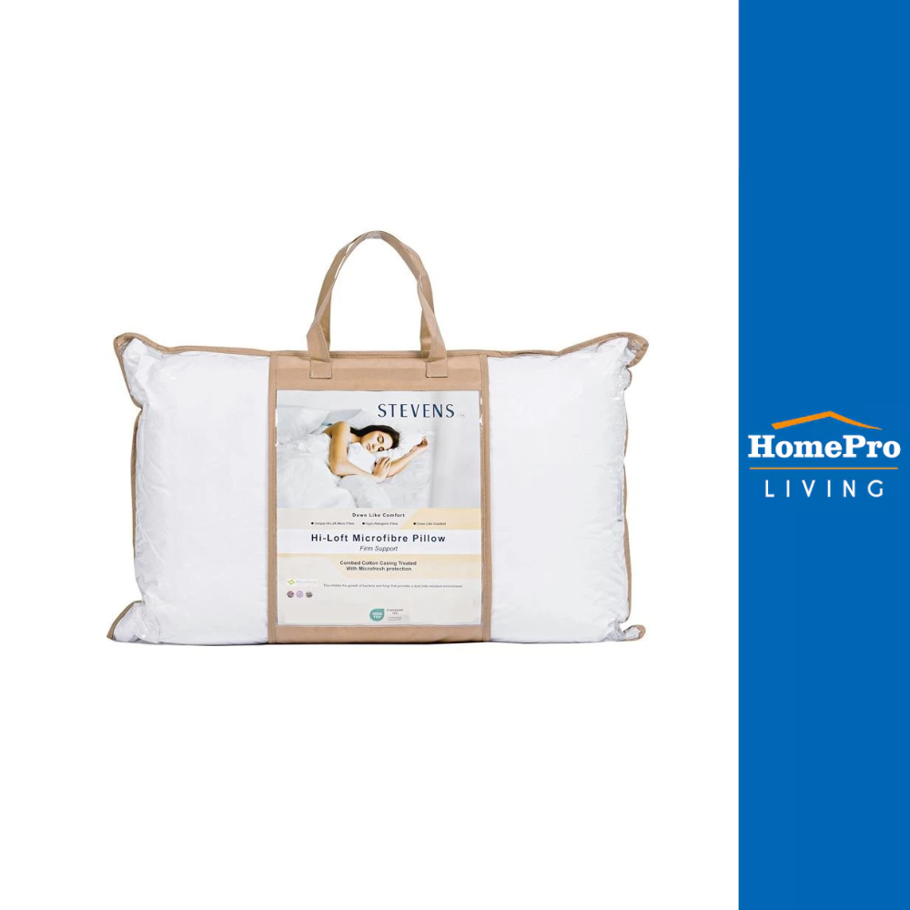 STEVENS หมอนหนุน MICROFIBER 19x29 นิ้ว สีขาว