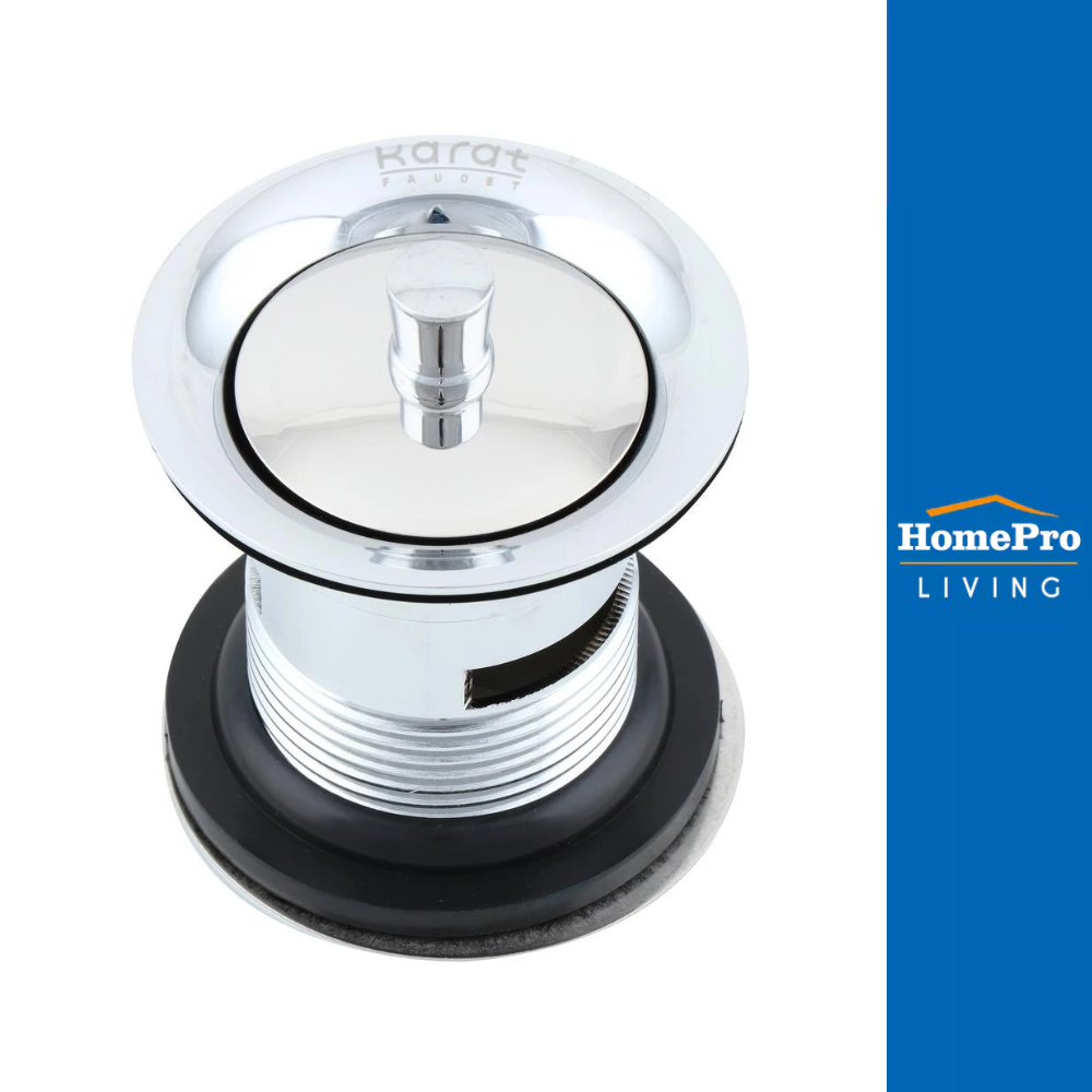 KARAT FAUCET สะดืออ่างล้างหน้าดึงล็อค KARAT BAD3-50 จัดส่งโดย HomePro