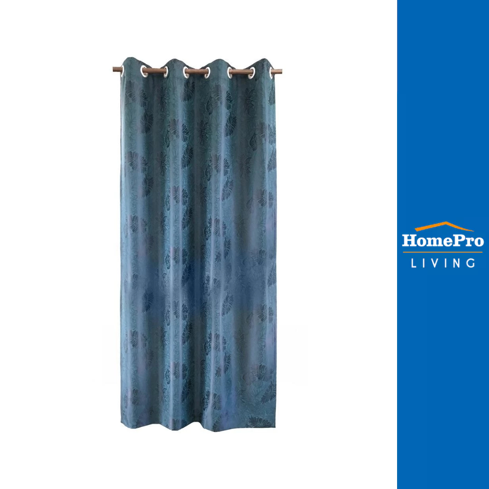 HomePro ผ้าม่าน EYELET CRIO UV 145x220 ซม. สีเขียว แบรนด์ HLS