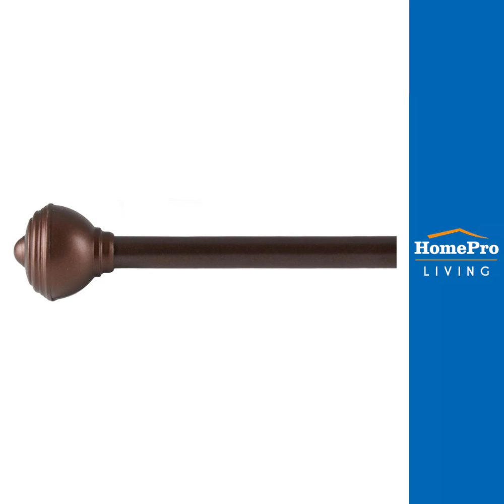 HomePro รางเหล็ก ยืดหด 180-310 ซม. น้ำตาล แบรนด์ HLS