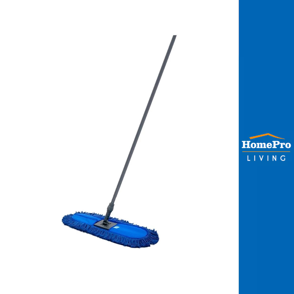 POLY-BRITE ไม้ม็อบคอตตอนดันฝุ่น 18 นิ้ว สีน้ำเงิน จัดส่งโดย HomePro