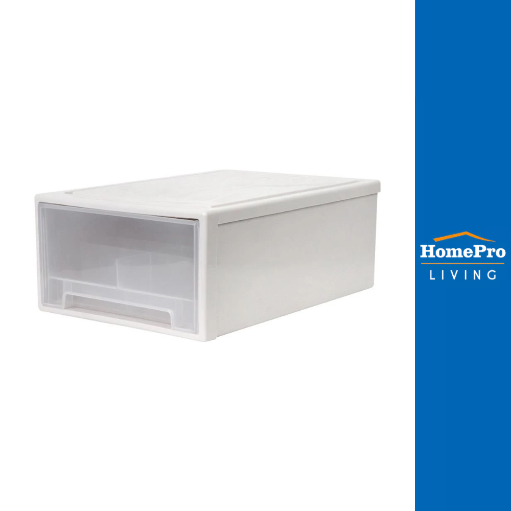 PLIM กล่องลิ้นชักจัดเก็บกางเกงชั้นใน SIZE L สีขาว จัดส่งโดย HomePro