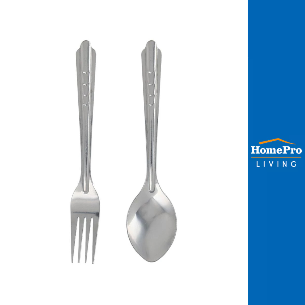 HomePro ชุดช้อนส้อมสเตนเลส 12 คู่/ชุด แบรนด์ COLOR KIT