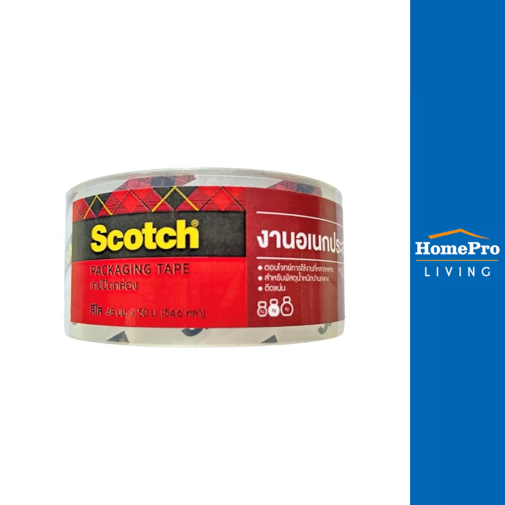 3M เทป OPP  SCOTCH งานอเนกประสงค์ 313 48 มม.X50 ม. สีใส