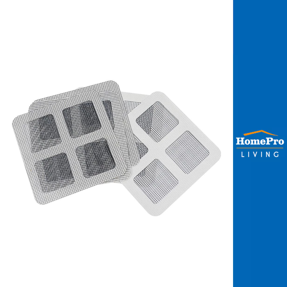 DEXZON เทปกาวซ่อมมุ้ง 10X10 ซม. สีดำ เเพ็ก 5 ชิ้น จัดส่งโดย HomePro