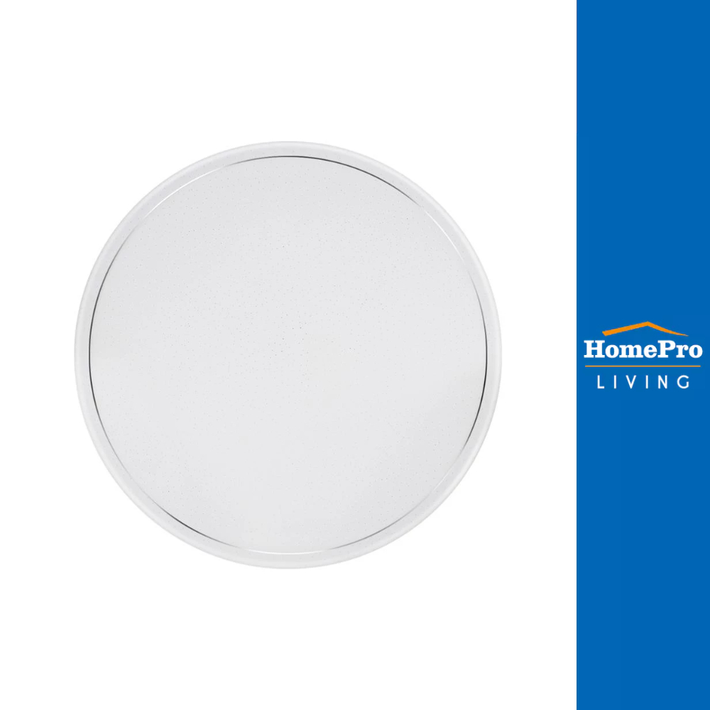 CARINI ไฟเพดาน LED COIN REMOTE 15 นิ้ว 40 วัตต์ DAYLIGHT/COOL WHITE/WARM WHITE สีขาว จัดส่งโดย HomePro