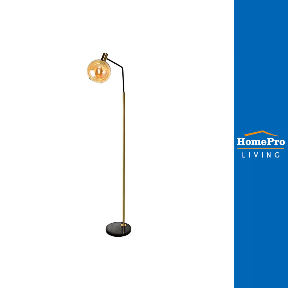 CARINI ไฟตั้งพื้น MD FHA125 สีทอง/ชา/ดำ จัดส่งโดย HomePro