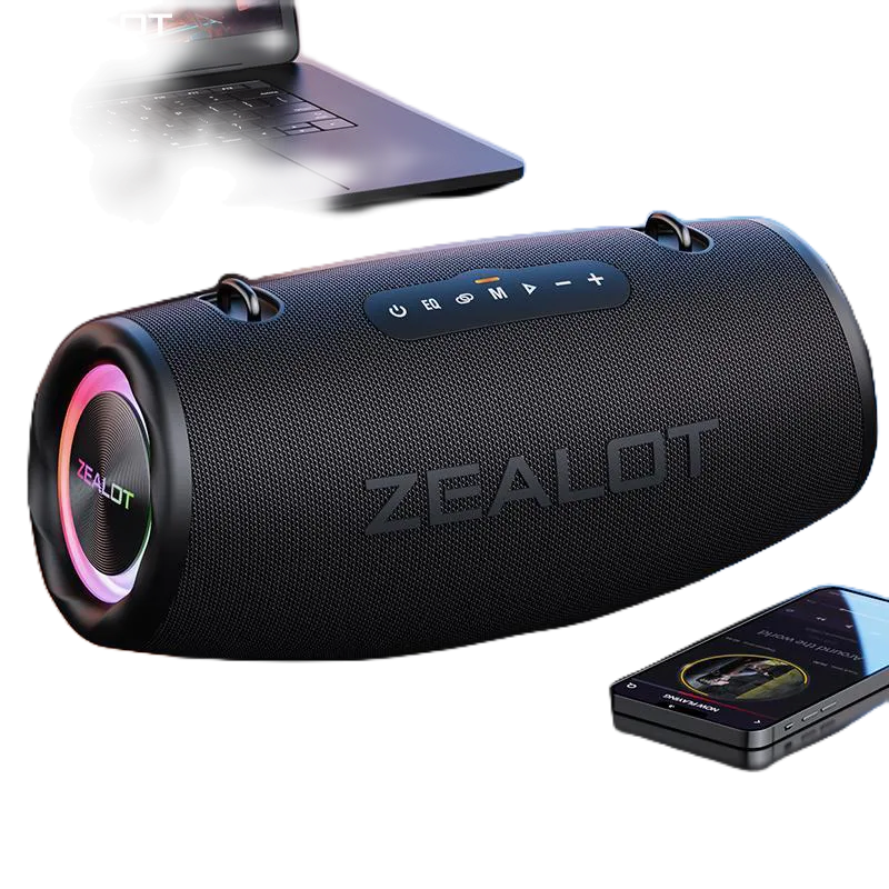 ZEALOT S87 ลำโพงบลูทูธ Subwoofer Bluetooth Speaker 80W แบตเตอรี่16000MAH เสียงดังกระหึ่ม เบสแน่น ของ